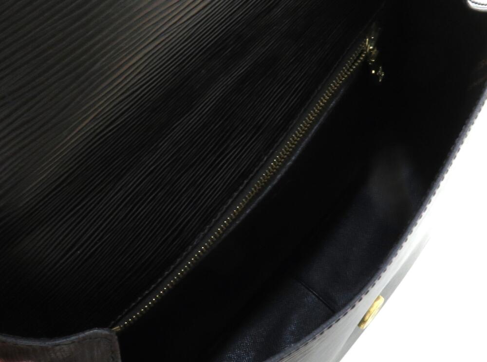 LOUIS VUITTON Saint Cloud Epi Noir Black Shoulder Bag